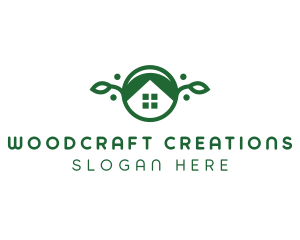 Green Vegan Home logo design