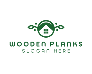 Green Vegan Home logo design