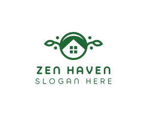 Green Vegan Home logo design