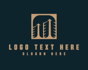 Letter M - Corporate Building Firm Letter M logo design