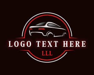 Wheel - Car Taillight Maintenance logo design