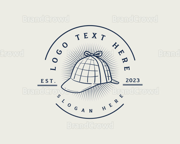 Detective Agent Hat Logo