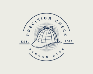 Detective Agent Hat logo design