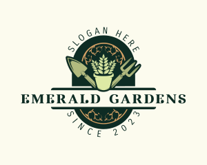 Botanical Nature Gardening logo design