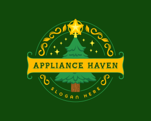 Festive Christmas Holiday Logo