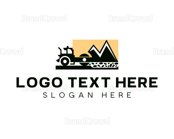 Compactor Construction Machinery Logo