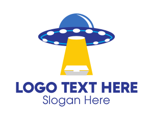 Food - Alien Food Delivery logo design