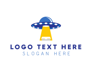 Cosmic - Alien Food Delivery logo design