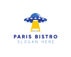 Alien Food Delivery logo design