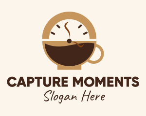 Coffee Mug Clock  Logo