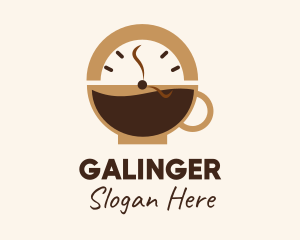 Coffee Mug Clock  Logo