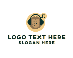 Music Streaming Monkey Logo