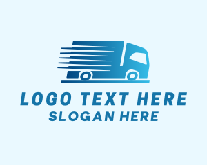 Truck - Express Shipping Delivery logo design
