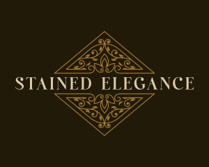 Floral Elegant Vine logo design