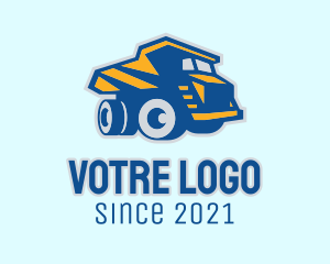 Construction Dump Truck  logo design