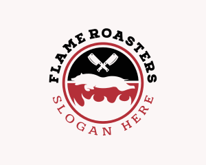 Roasting - Spit Roast Barbecue logo design