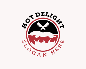 Spit Roast Barbecue logo design