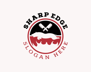 Cleaver - Spit Roast Barbecue logo design