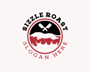Roast - Spit Roast Barbecue logo design
