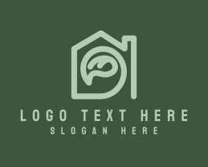 Green - Green Leaf House logo design