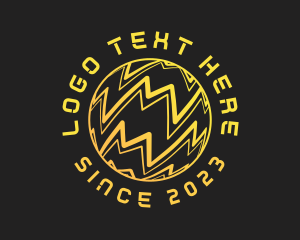 Sphere - Startup Yellow Globe logo design