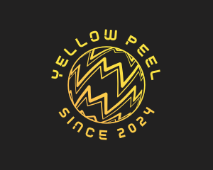 Startup Yellow Globe logo design