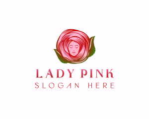 Lady Rose Beauty logo design