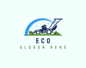 Lawn Mower Eco Maintenance Logo