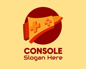 Console Controller Rocket logo design