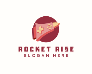 Console Controller Rocket logo design