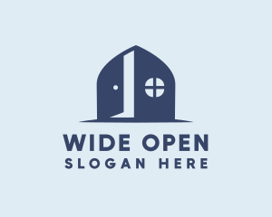 Open - Home Property Door logo design