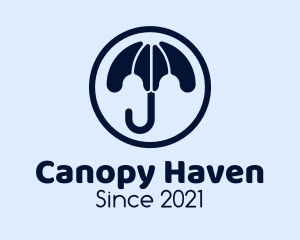 Canopy - Umbrella Weather App logo design