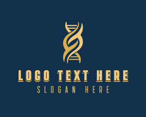 Double Helix - Medical Biology Research logo design