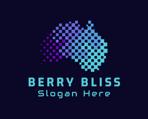 Australian Technology Pixels logo design