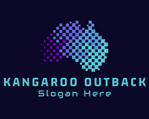 Australian - Australian Technology Pixels logo design