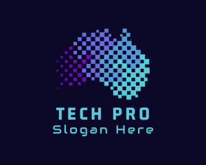 Technology - Australian Technology Pixels logo design