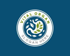 Leaf Stomach Organ logo design