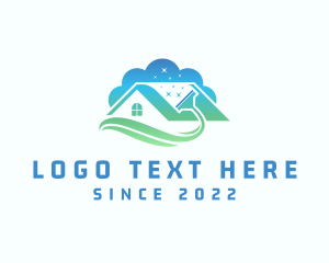 Housing - House Roof Cleaning logo design