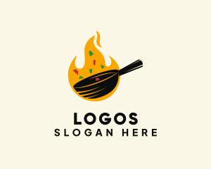 Eatery - Cooking Frying Pan logo design