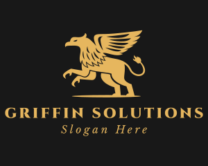 Griffin - Gold Griffin Company logo design