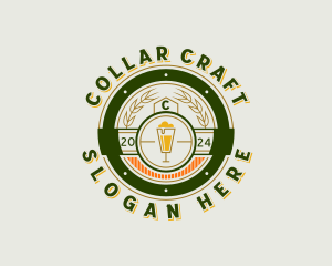 Hipster Beer Pub logo design