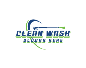 Washer - Cleaning Pressure Washer logo design