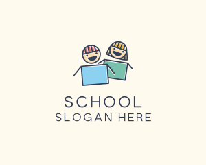 Children Daycare School logo design
