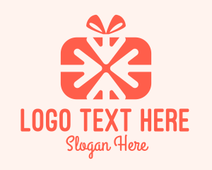 Logistic Services - Pink Gift Delivery logo design