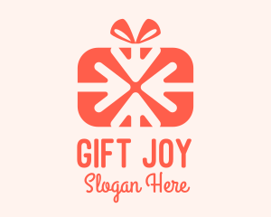 Pink Gift Delivery logo design