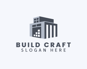 Storage Warehouse Building  logo design