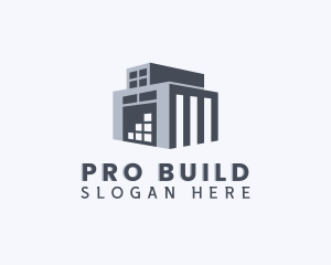 Storage Warehouse Building  logo design