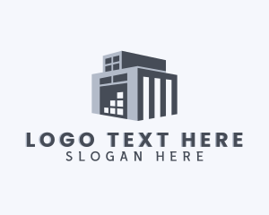 Storage Warehouse Building  Logo