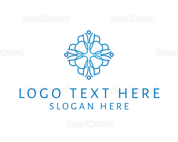 Elegant Floral Pattern Logo