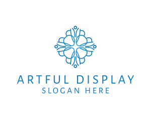 Elegant Floral Pattern logo design